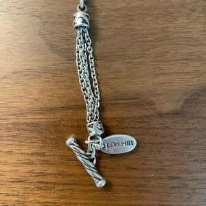 Lois Hill Silver Men's Multi-Strand Bracelet